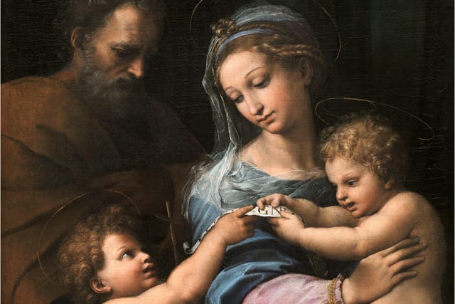 Madonna della Rosa or Madonna of the Rose (Museo Nacional del Prado/PA)