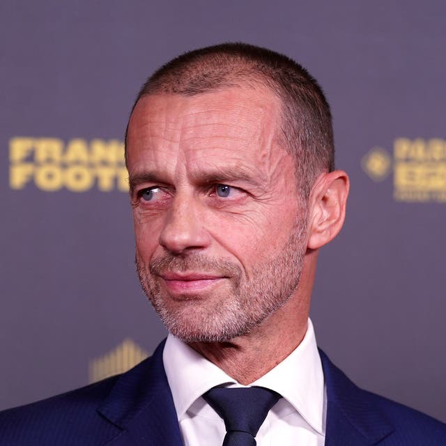 UEFA president Aleksander Ceferin (Adam Davy/PA)