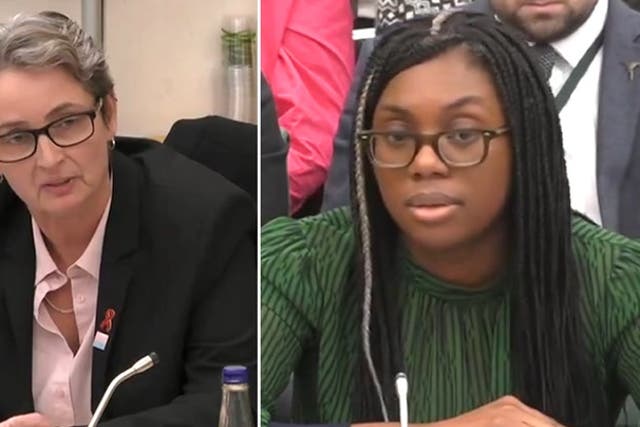 <p>Kemi Badenoch calls Labour MP a ‘liar’ in transgender children clash.</p>