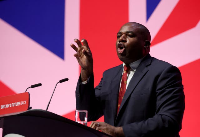 <p>David Lammy </p>